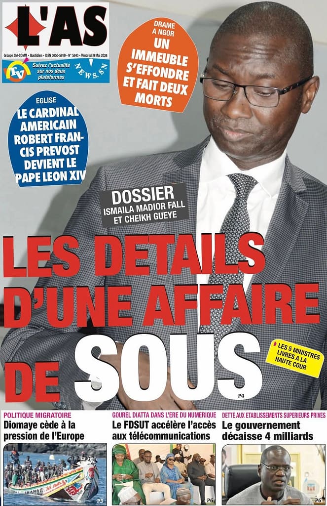 🇸🇳 Les gros titres du jour au Sénégal : Vendredi 09 Mai 2025 9 FB IMG 1746769433823 1