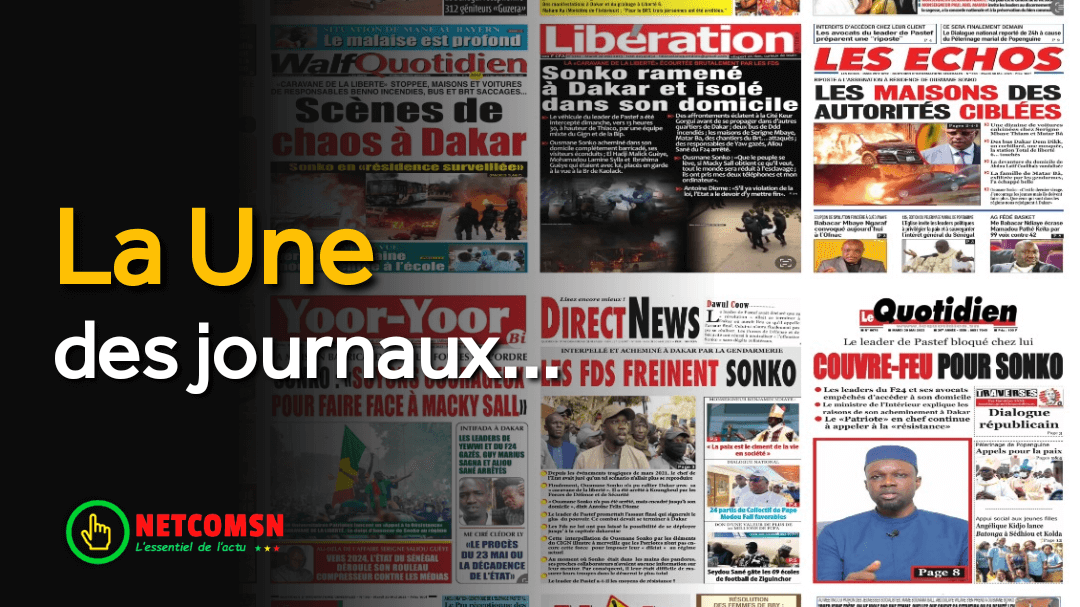 🇸🇳 Les gros titres du jour au Sénégal : Mardi 30 Mai 2023 1 🇸🇳 Les gros titres du jour au Sénégal : Mardi 30 Mai 2023