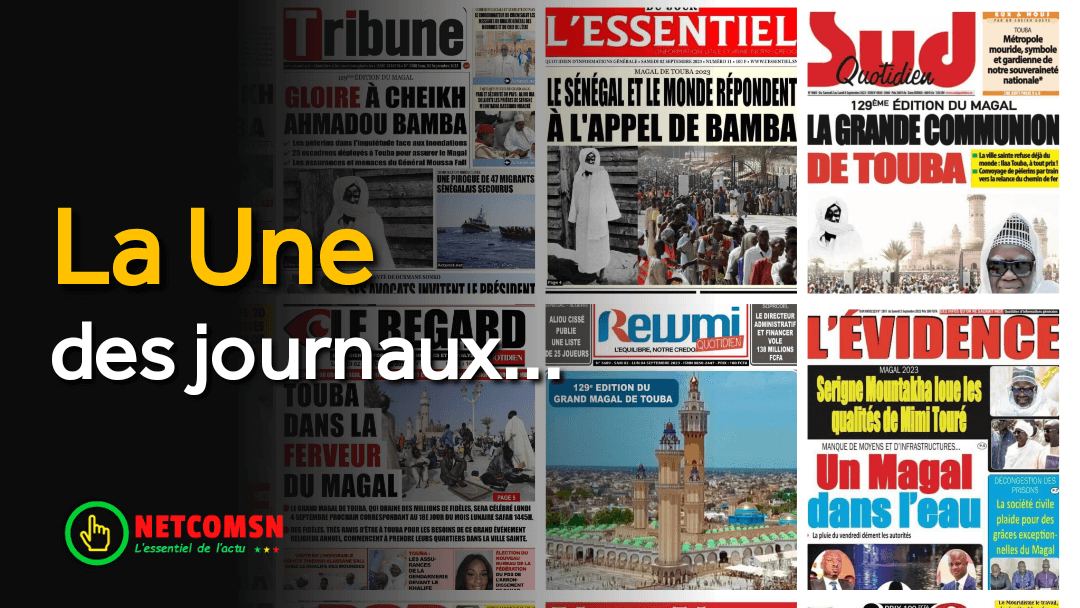 🇸🇳 Les gros titres du jour au Sénégal : Samedi 02 Septembre 2023 1 🇸🇳 Les gros titres du jour au Sénégal : Samedi 02 Septembre 2023