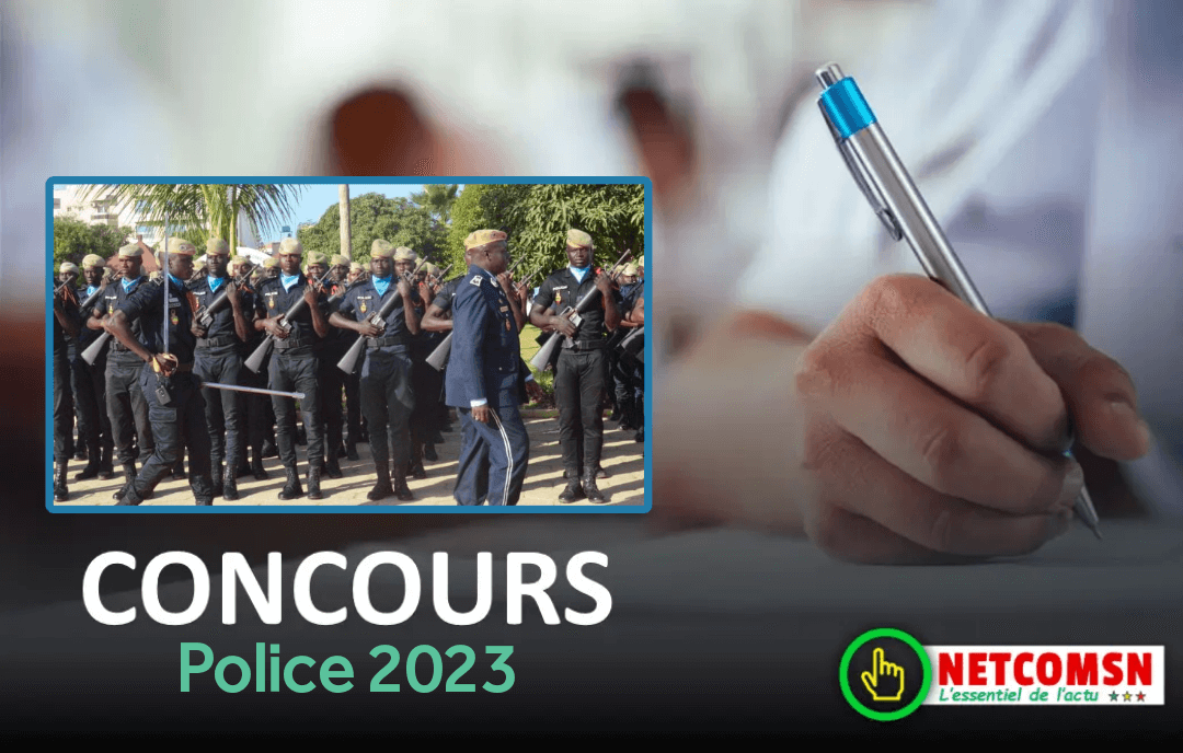 🇸🇳 Démarrage des inscriptions en ligne au concours police 2023 ce lundi 10 octobre à 10H 00 1 🇸🇳 Démarrage des inscriptions en ligne au concours police 2023 ce lundi 10 octobre à 10H 00