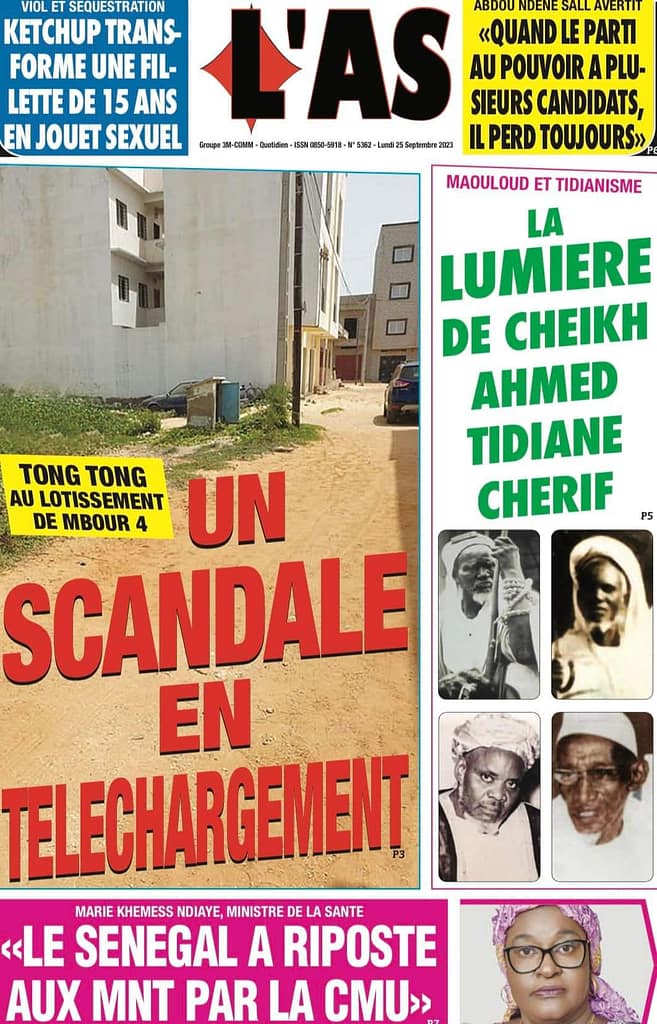 🇸🇳 Les gros titres du jour au Sénégal : Lundi 25 Septembre 2023 23 FB IMG 1695629528200