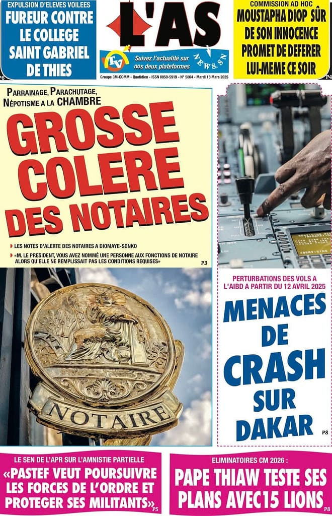 🇸🇳 Les gros titres du jour au Sénégal : Mardi 18 Mars 2025 15 FB IMG 1742274818018