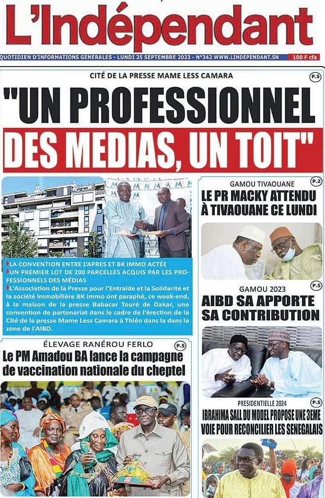 🇸🇳 Les gros titres du jour au Sénégal : Lundi 25 Septembre 2023 12 FB IMG 1695629512066