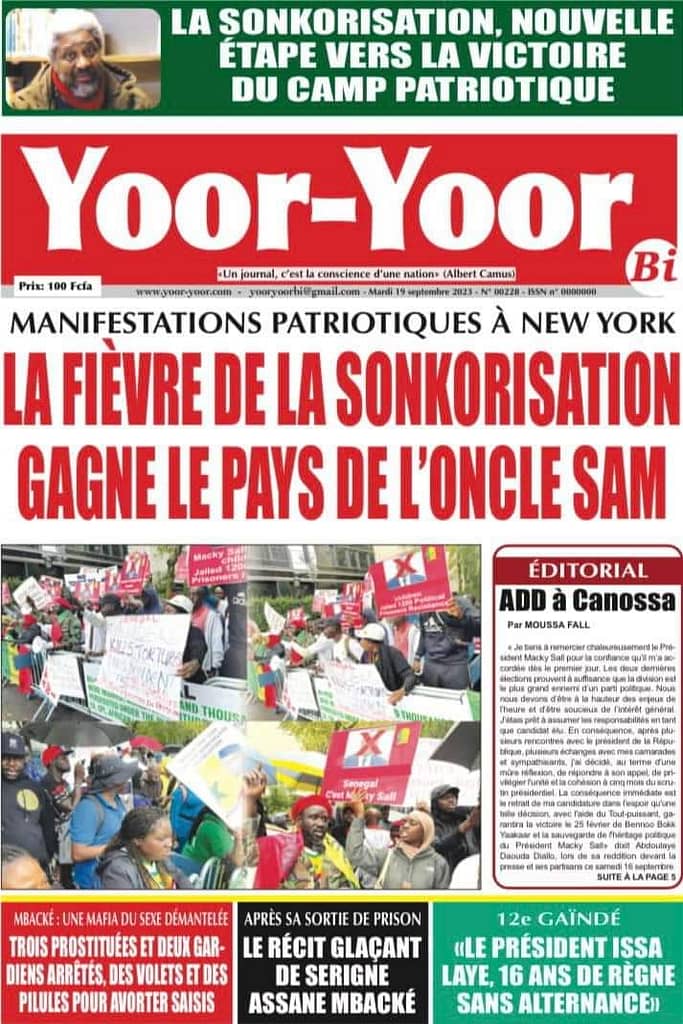 🇸🇳 Les gros titres du jour au Sénégal : Mardi 19 Septembre 2023 6 FB IMG 1695102929854