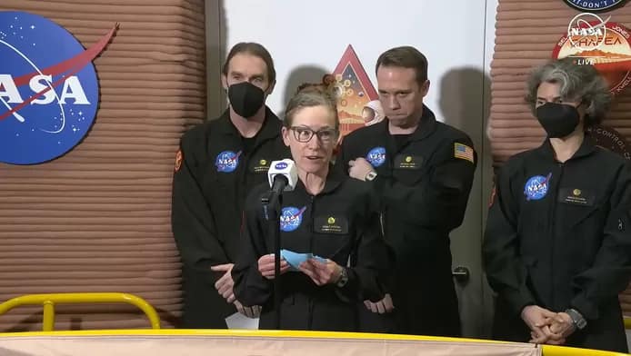 🇺🇸 Des scientifiques de la Nasa de retour après une année “sur Mars” 1 🇺🇸 Des scientifiques de la Nasa de retour après une année “sur Mars”
