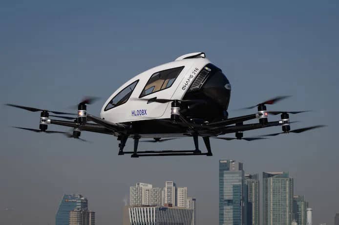 🇨🇳 La Chine en avance : les taxis volants autonomes deviennent réalité 1 🇨🇳 La Chine en avance : les taxis volants autonomes deviennent réalité