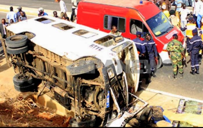 Magal 2019 / Autoroute Ila Touba : Un accident fait 6 morts et 36 blessés sur l’axe Khombole-Bambey.