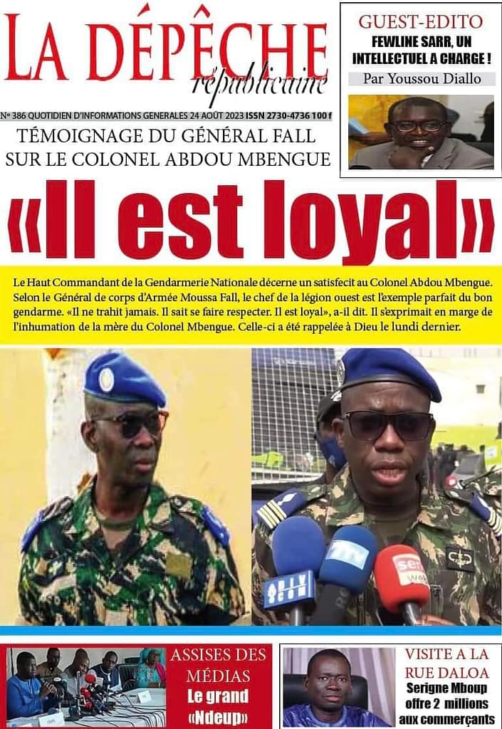 🇸🇳 Les gros titres du jour au Sénégal : Jeudi 24 Août 2023 21 FB IMG 1692855960518