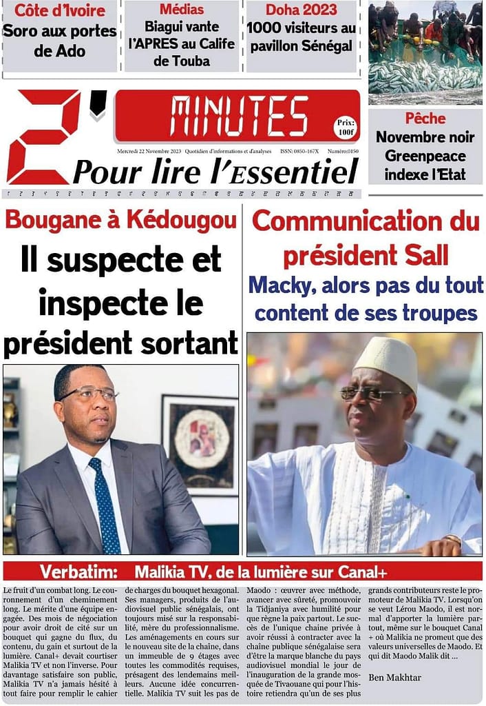 🇸🇳 Les gros titres du jour au Sénégal : Mercredi 22 Novembre 2023 40 FB IMG 1700633746172