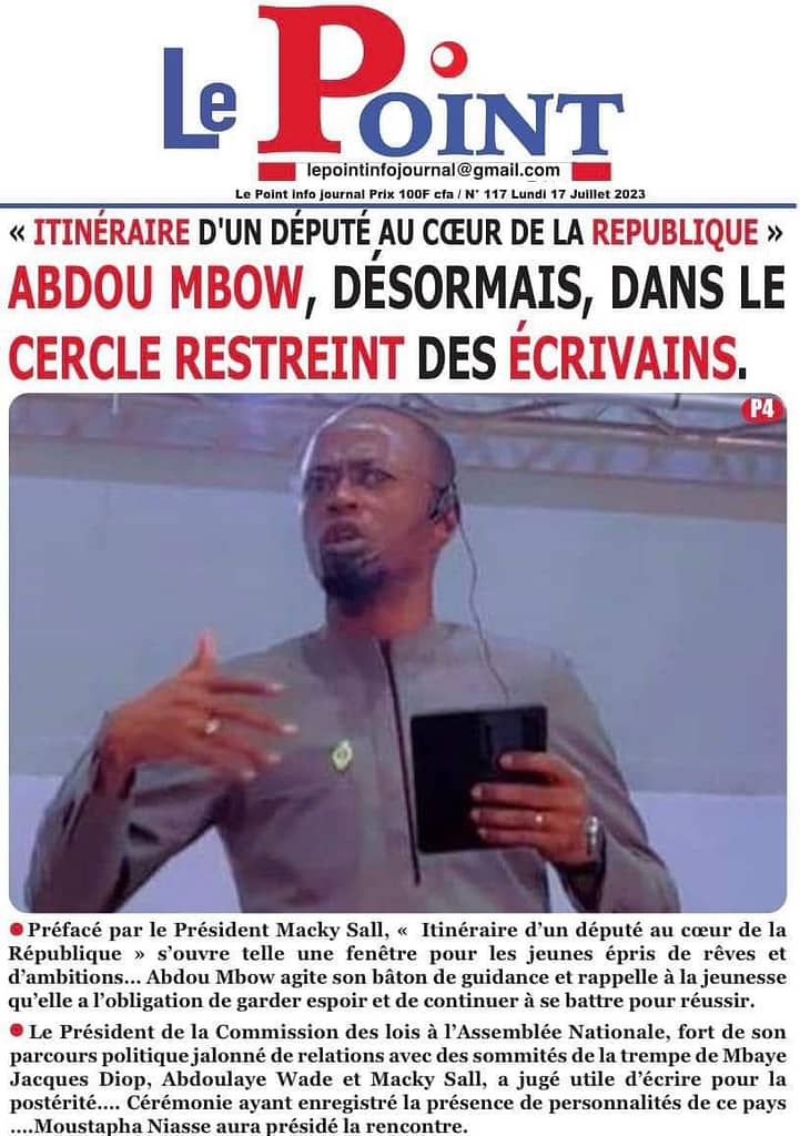 🇸🇳 Les gros titres du jour au Sénégal : Lundi 17 Juillet 2023 26 FB IMG 1689579533902