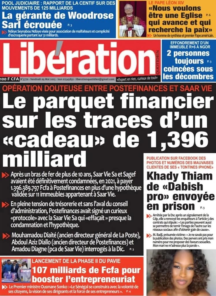 🇸🇳 Les gros titres du jour au Sénégal : Vendredi 09 Mai 2025 11 FB IMG 1746769430110 1