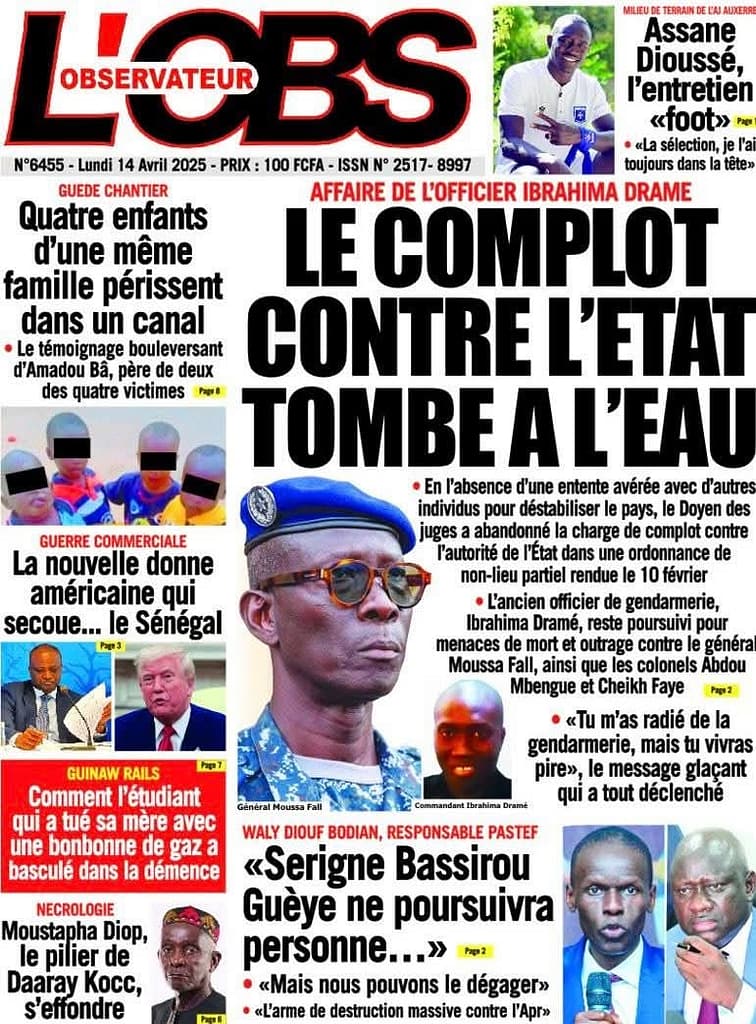 🇸🇳 Les gros titres du jour au Sénégal : Lundi 14 Avril 2025 15 FB IMG 1744610118771