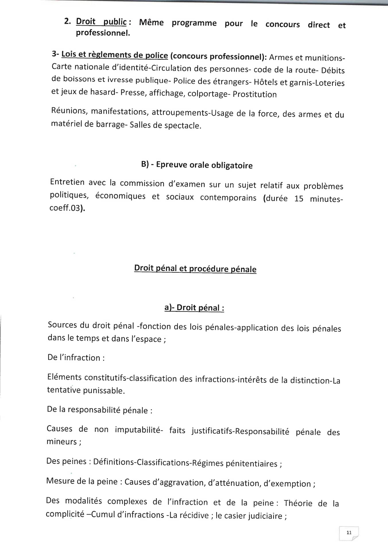 🇸🇳 Démarrage des inscriptions en ligne au concours police 2023 ce lundi 10 octobre à 10H 00 12 COMMUNIQUE PORANT OUVERTURE CONCOURS AU TITRE DE LANNEE 2023 11