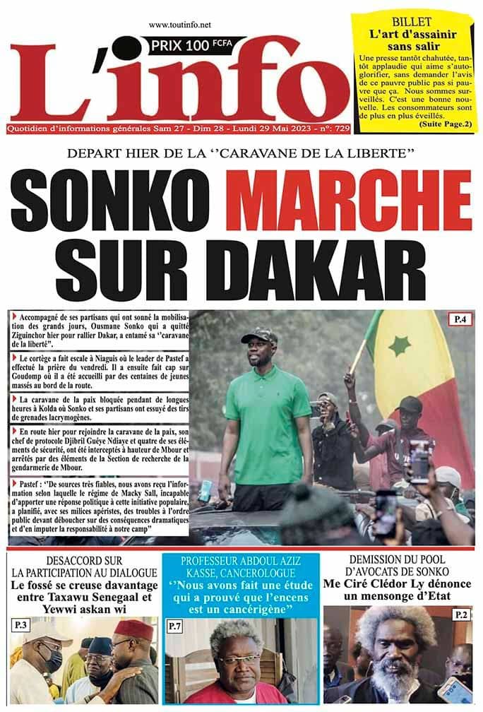 🇸🇳 Les gros titres du jour au Sénégal : Samedi 27 Mai 2023 27 IMG 20230527 WA0150