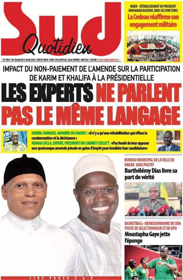 🇸🇳 Les gros titres du jour au Sénégal : Vendredi 11 Août 2023 10 FB IMG 1691733066200