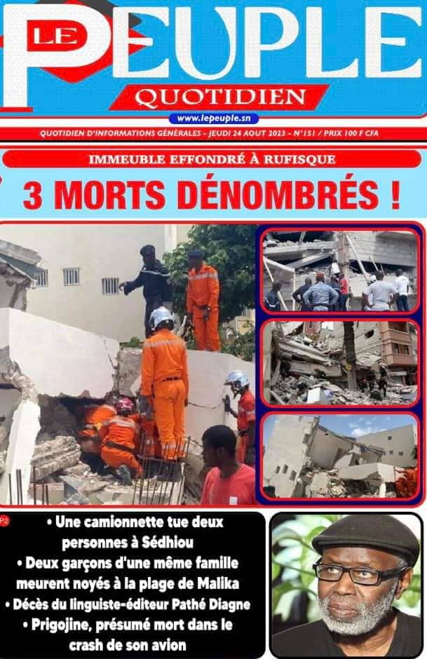 🇸🇳 Les gros titres du jour au Sénégal : Jeudi 24 Août 2023 11 FB IMG 1692855942307