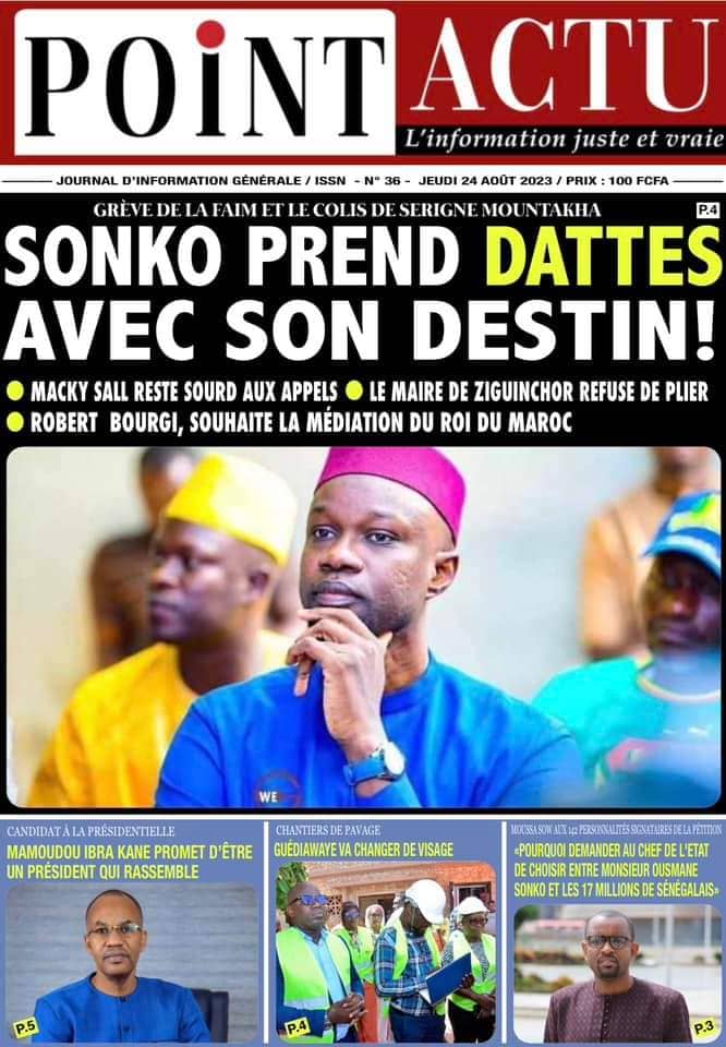 🇸🇳 Les gros titres du jour au Sénégal : Jeudi 24 Août 2023 28 FB IMG 1692855975770