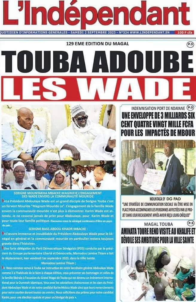 🇸🇳 Les gros titres du jour au Sénégal : Samedi 02 Septembre 2023 13 FB IMG 1693634806435