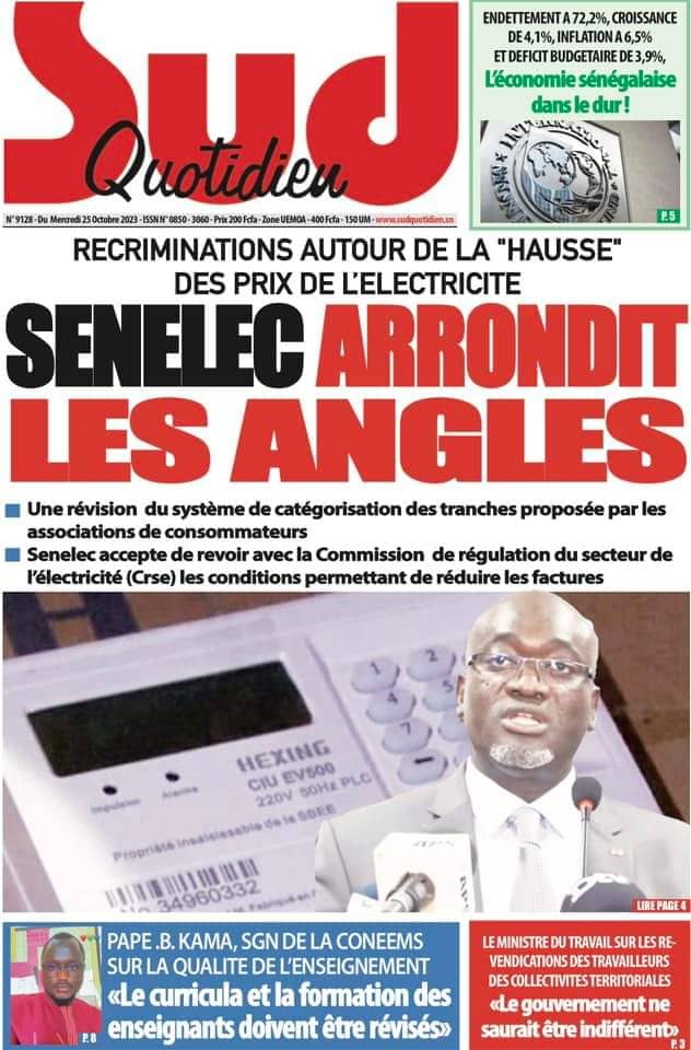 🇸🇳 Les gros titres du jour au Sénégal : Mercredi 25 Octobre 2023 4 FB IMG 1698213120384