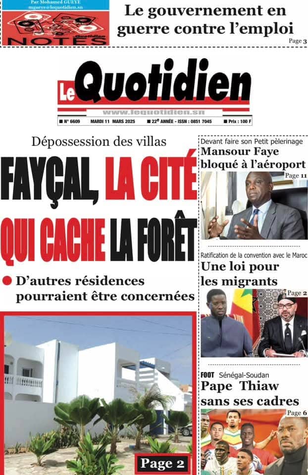 🇸🇳 Les gros titres du jour au Sénégal : Mardi 11 Mars 2025 6 FB IMG 1741670185470 2