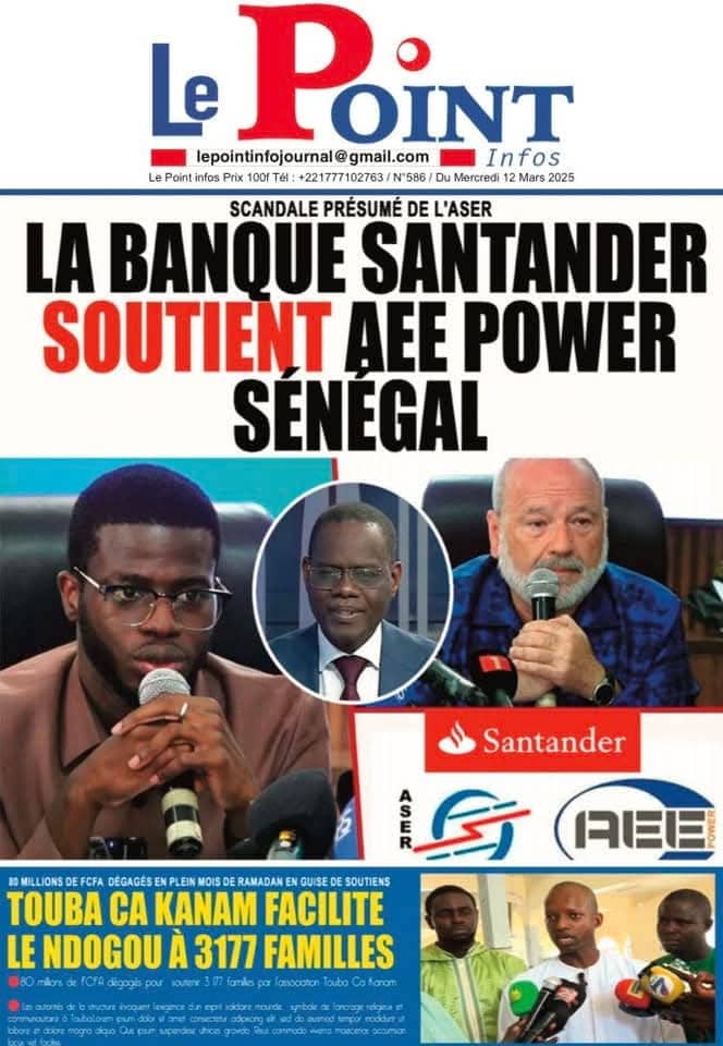 🇸🇳 Les gros titres du jour au Sénégal : Mercredi 12 Mars 2025 26 FB IMG 1741757750771