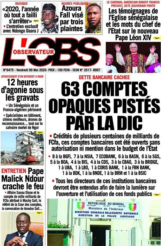 🇸🇳 Les gros titres du jour au Sénégal : Vendredi 09 Mai 2025 6 FB IMG 1746769428341 1