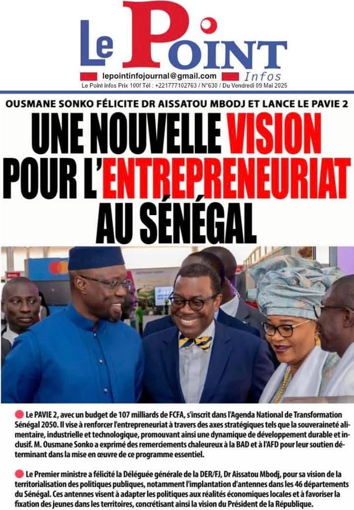 🇸🇳 Les gros titres du jour au Sénégal : Vendredi 09 Mai 2025 16 FB IMG 1746769446264 1