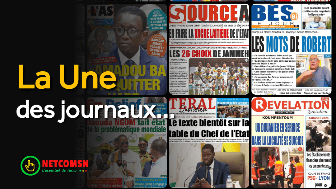 🇸🇳 Les gros titres du jour au Sénégal : Lundi 10 Mars 2025 1 🇸🇳 Les gros titres du jour au Sénégal : Lundi 10 Mars 2025