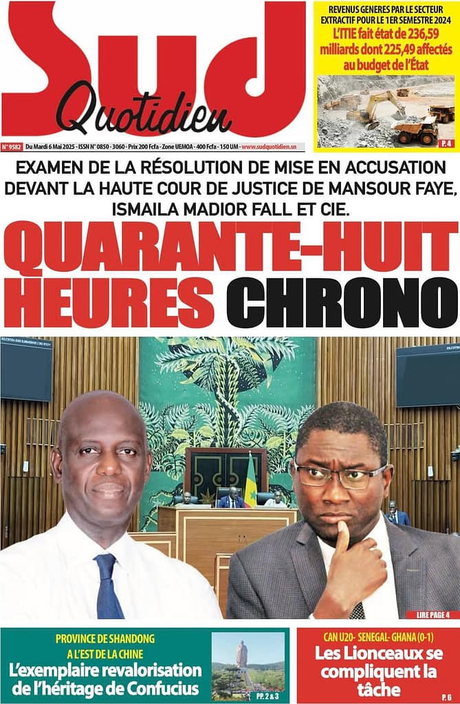 🇸🇳 Les gros titres du jour au Sénégal : Mardi 06 Mai 2025 8 FB IMG 1746510820990
