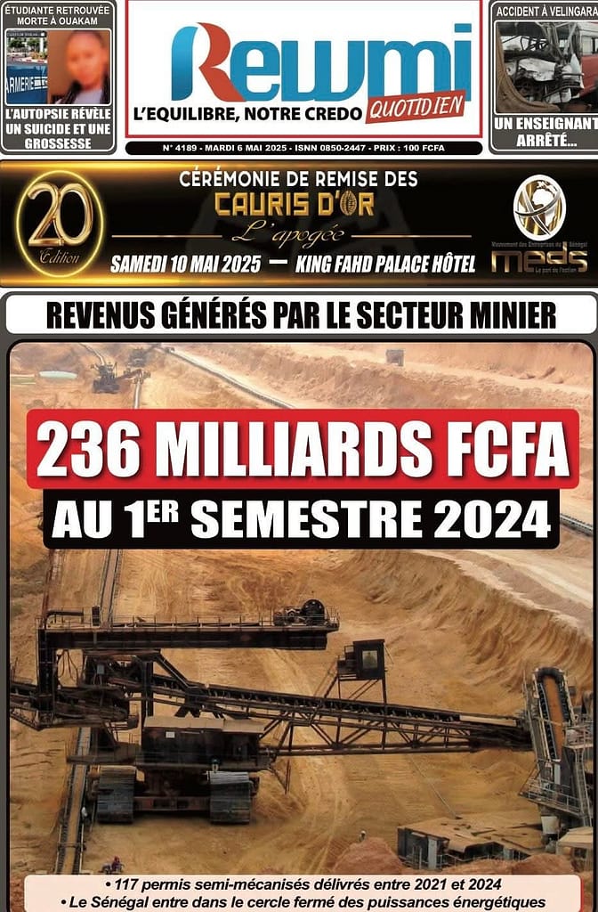 🇸🇳 Les gros titres du jour au Sénégal : Mardi 06 Mai 2025 19 FB IMG 1746510849873