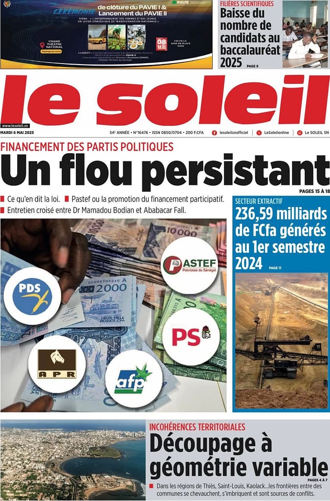 🇸🇳 Les gros titres du jour au Sénégal : Mardi 06 Mai 2025 17 FB IMG 1746510846284