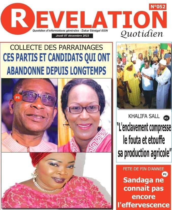 🇸🇳 Les gros titres du jour au Sénégal : Jeudi 07 Décembre 2023 12 FB IMG 1701929710398
