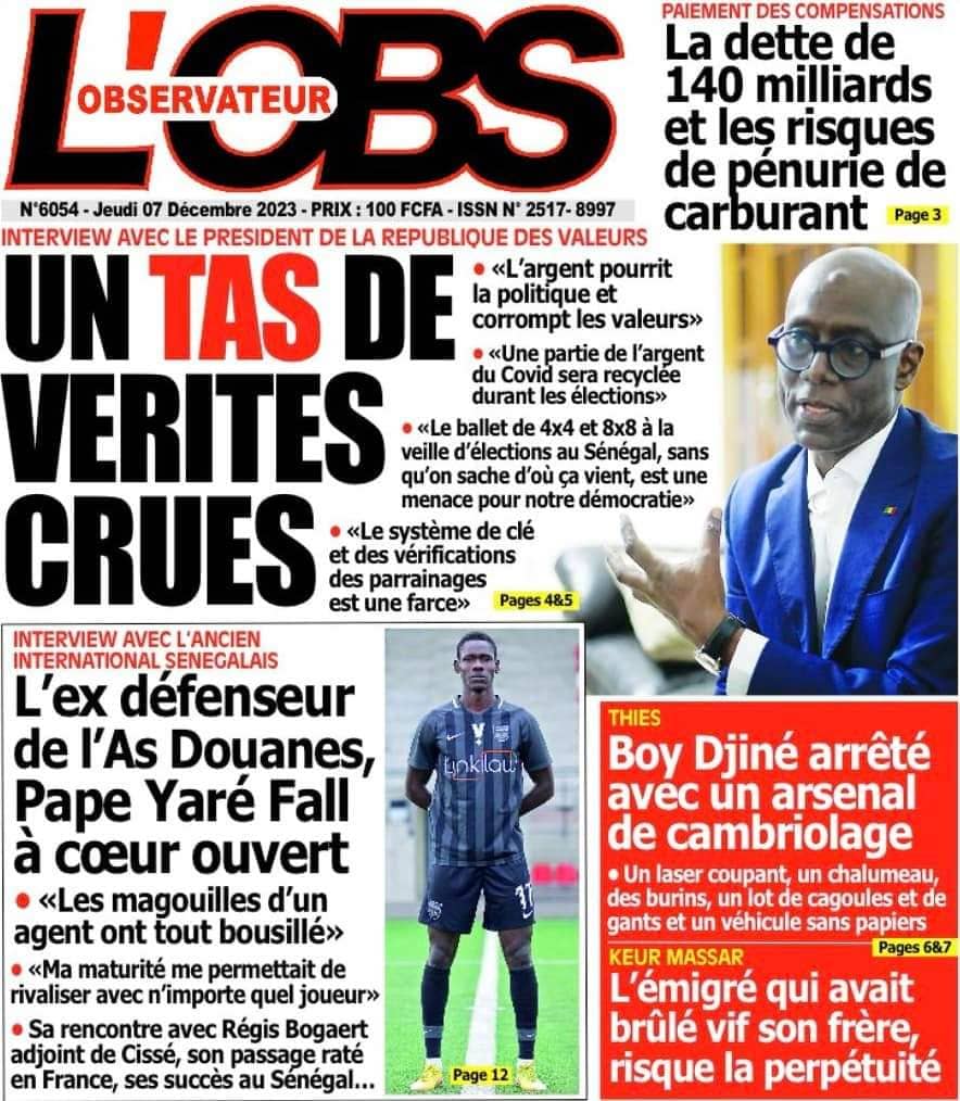 🇸🇳 Les gros titres du jour au Sénégal : Jeudi 07 Décembre 2023 36 FB IMG 1701929751080