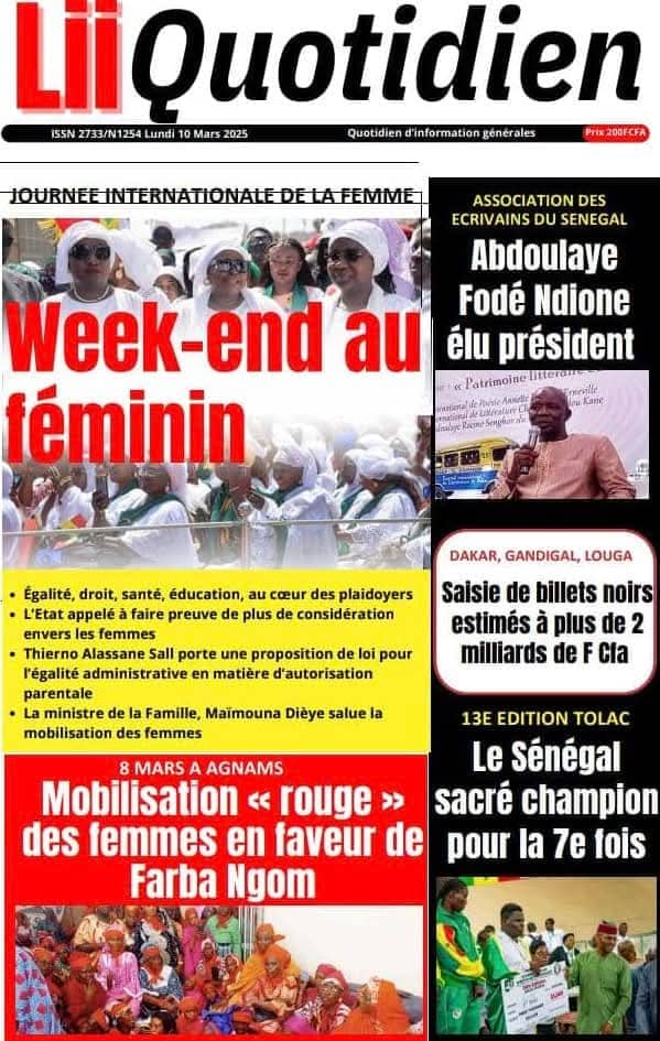 🇸🇳 Les gros titres du jour au Sénégal : Lundi 10 Mars 2025 20 FB IMG 1741584046803