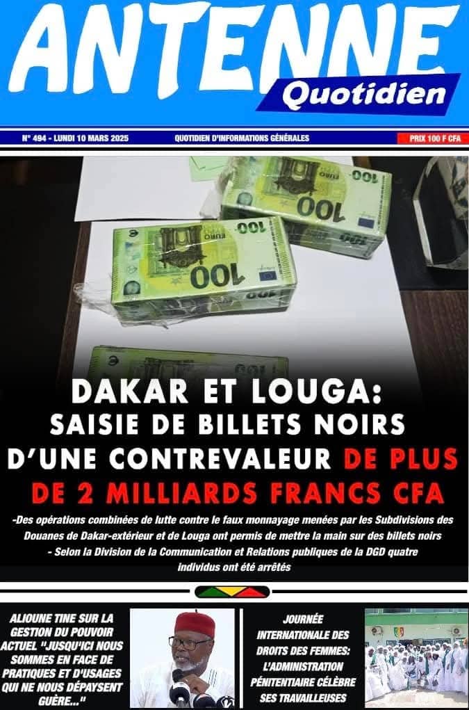 🇸🇳 Les gros titres du jour au Sénégal : Lundi 10 Mars 2025 33 FB IMG 1741584073454