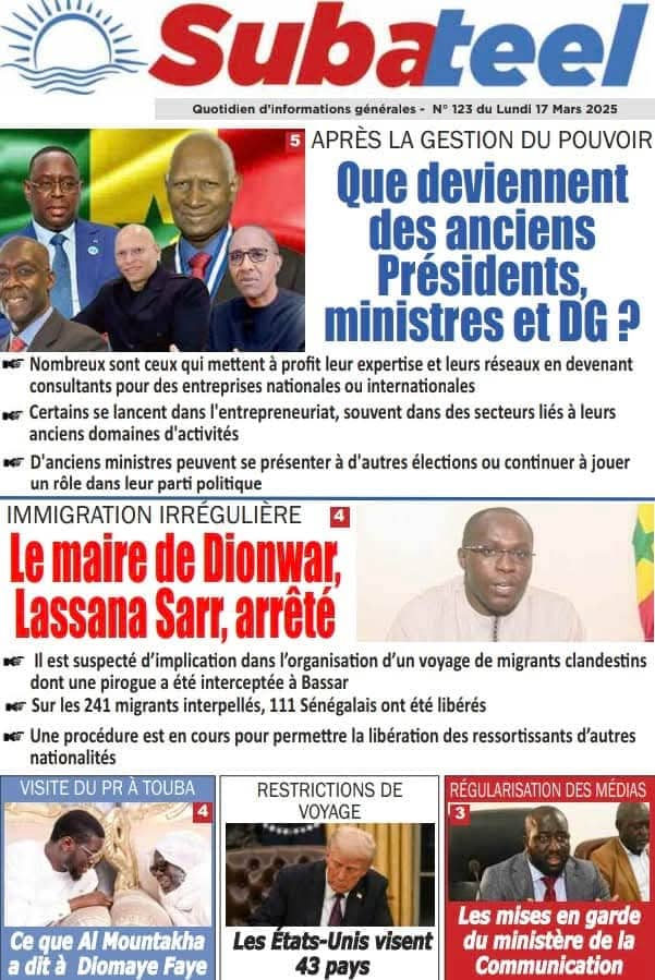 🇸🇳 Les gros titres du jour au Sénégal : Lundi 17 Mars 2025 43 FB IMG 1742189759424